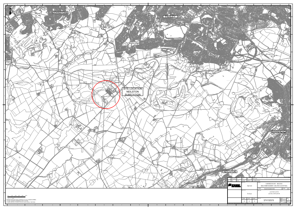 Neilston Barrhead Paisley Johnstone Site Location