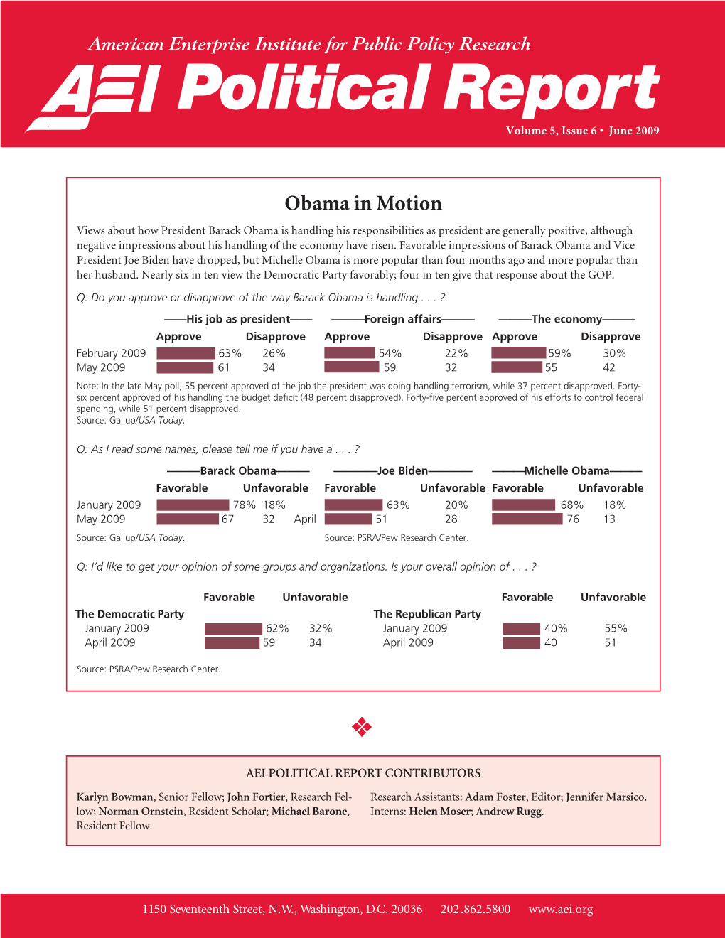 To View This Issue of Political Report As An