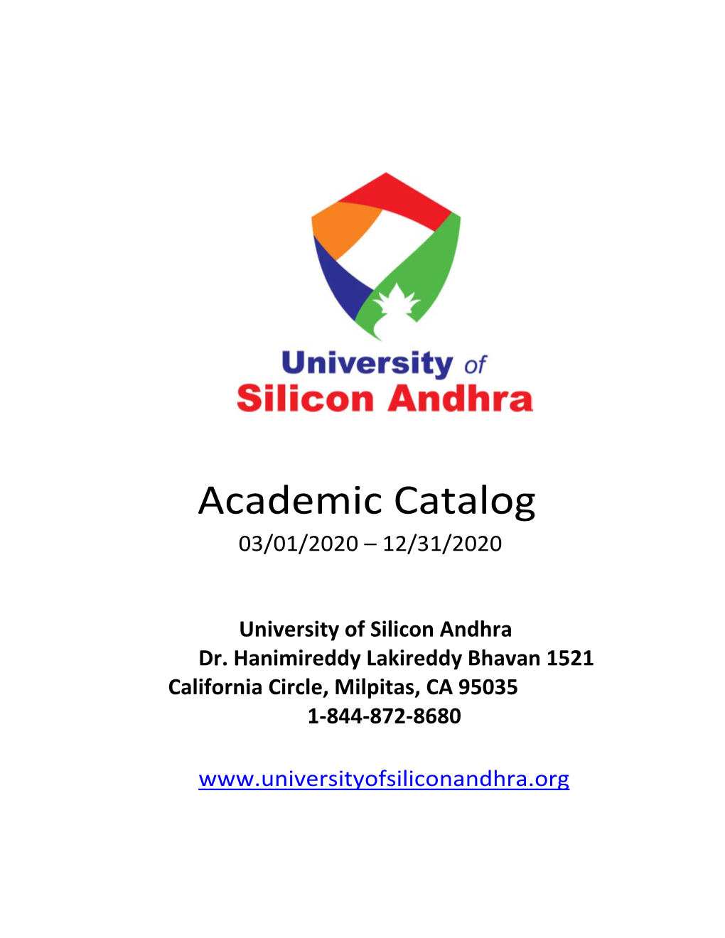 Academic Catalog 2020