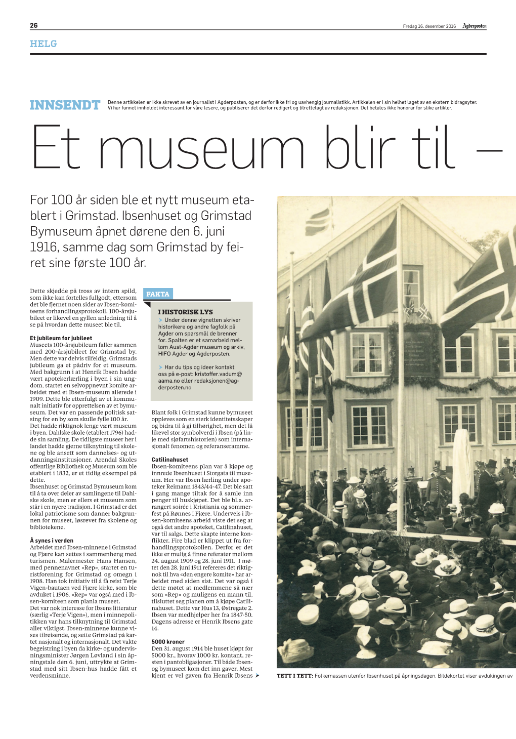 161216 OH Et Museum Blir Til Et Hundreaarsminne