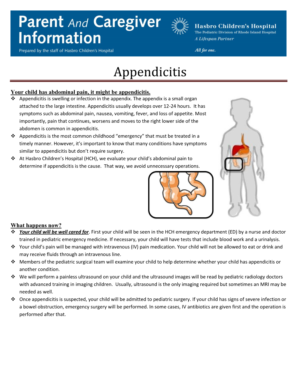 Appendicitis