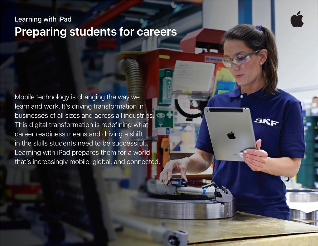 Learning with Ipad Preparing Students for Careers