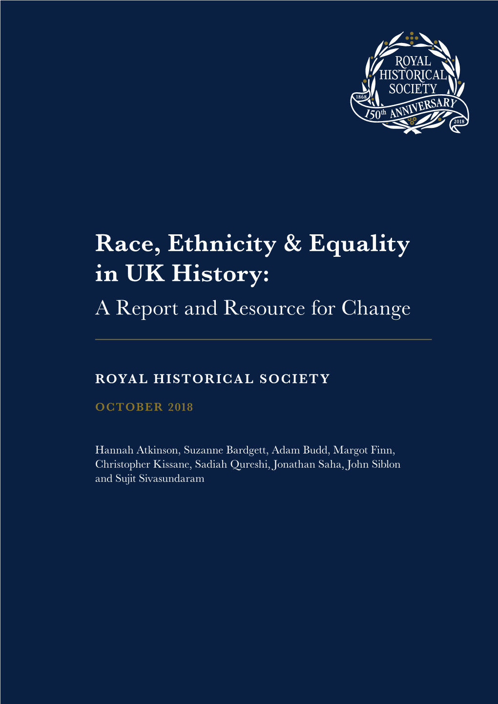 Race, Ethnicity & Equality in UK History