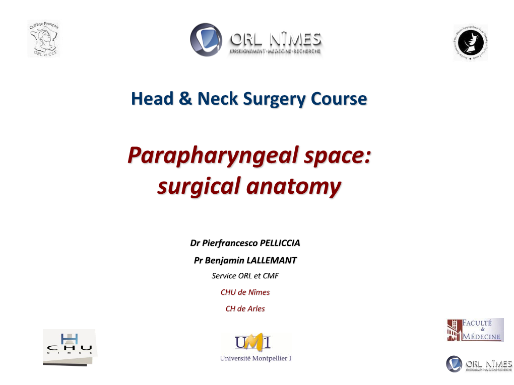 Head & Neck Surgery Course