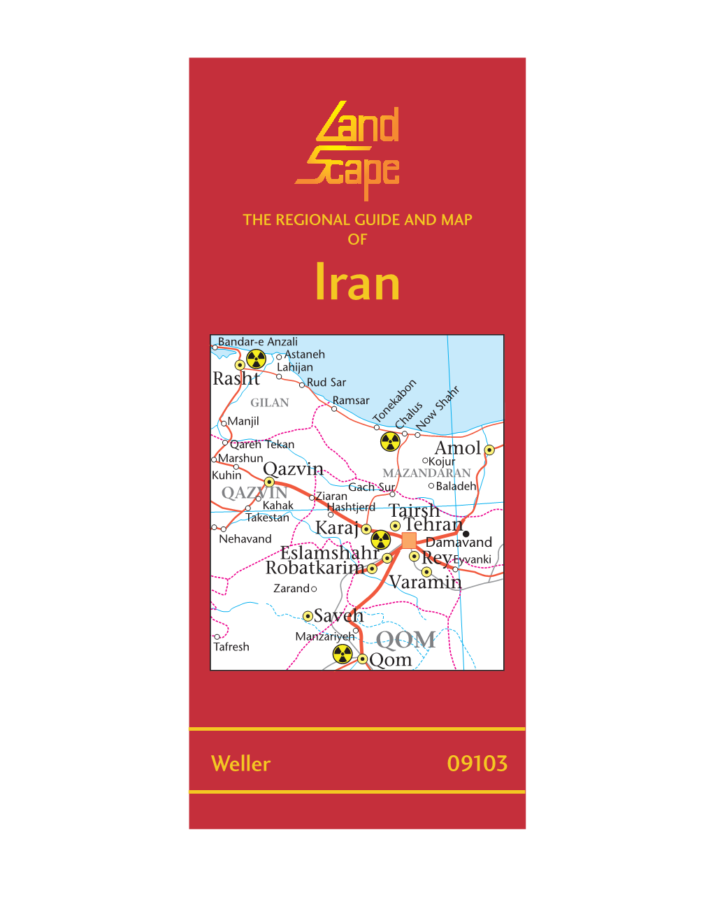 Iran Map, the Middle East