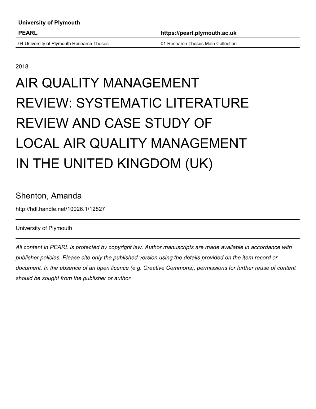 10120981 1 Air Quality Management Review