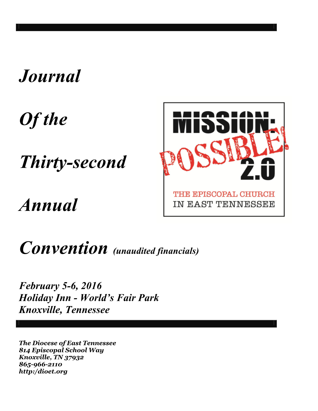 Journal of the Thirty-Second Annual