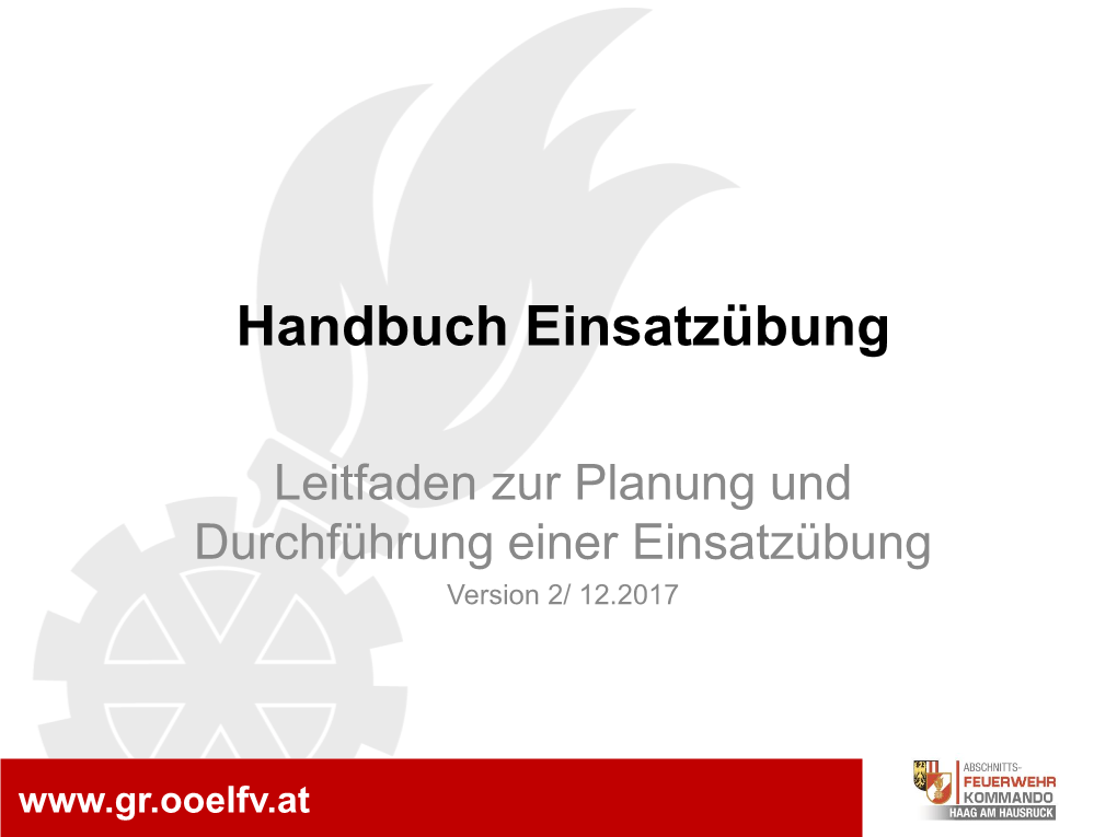 Handbuch Einsatzübung Leitfaden Zur Planung Und