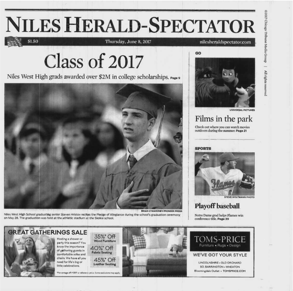 NILES HERALD-SPECTATOR : Class Of2017