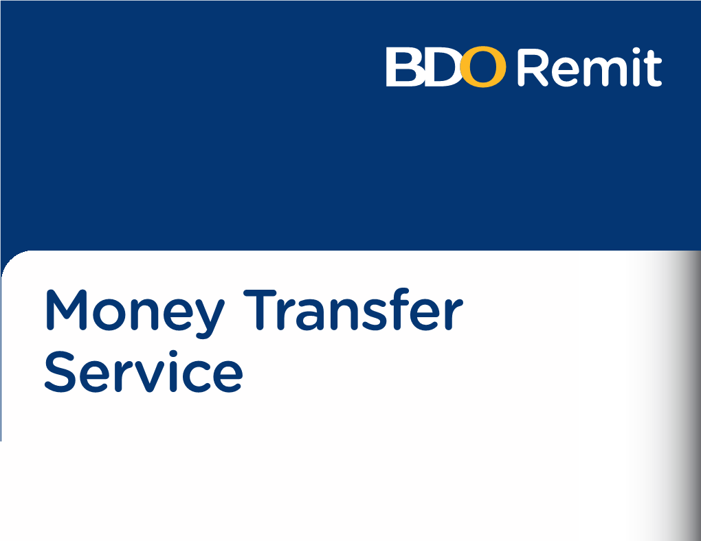 BDO Remit Remittance Partners Directory-As of Apr. 16, 2016