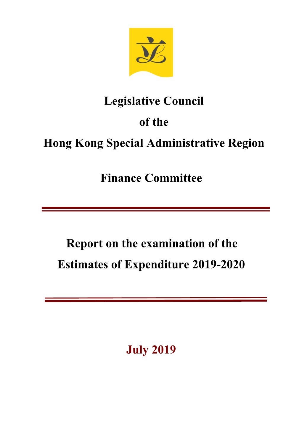 Legislative Council of the Hong Kong Special Administrative Region