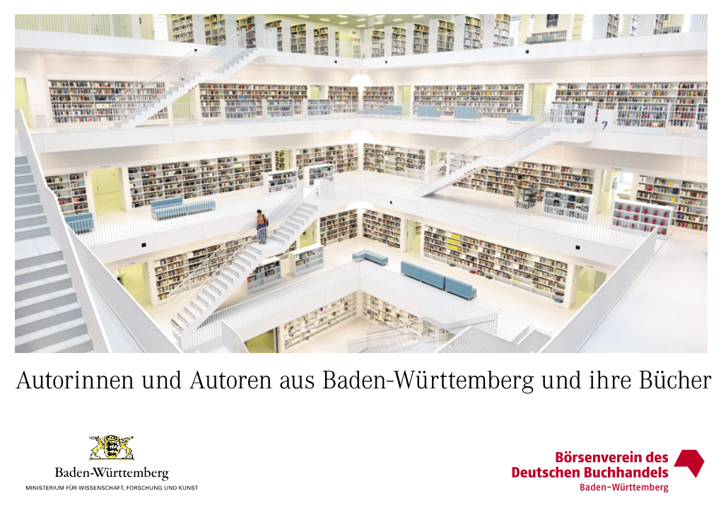 Autorinnen Und Autoren Aus Baden-Württemberg Und Ihre Bücher Drama & Lyrik