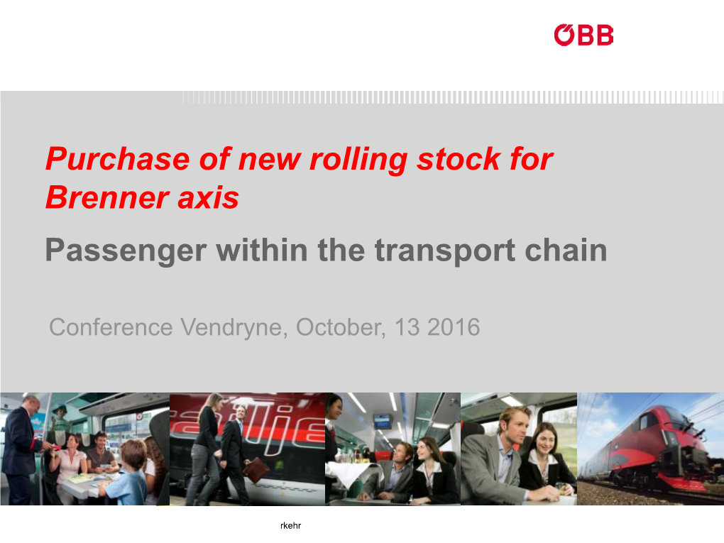 Beschaffung Neue Züge Für Brennerverkehr