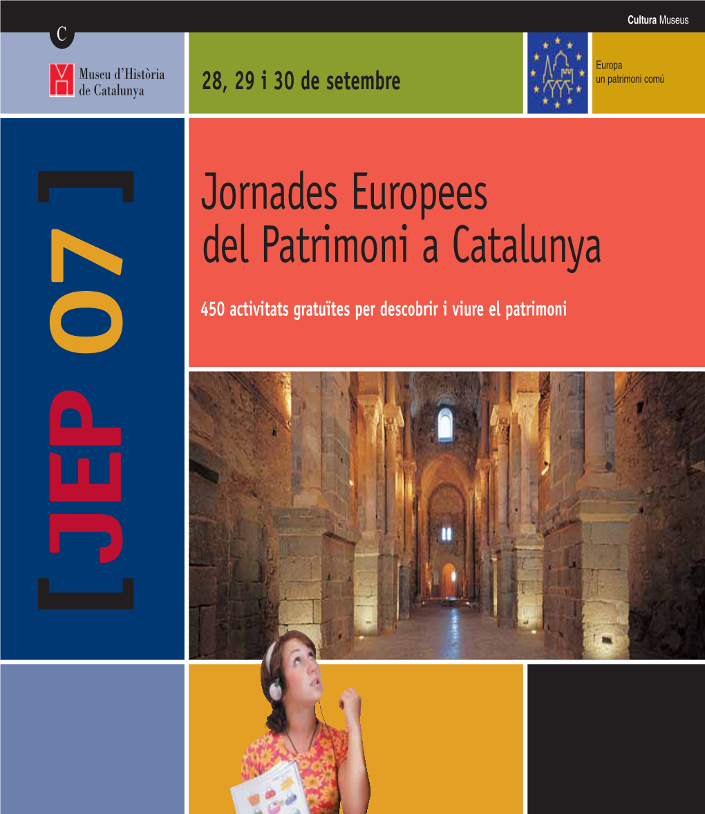 Jornades Europees Del Patrimoni a Catalunya