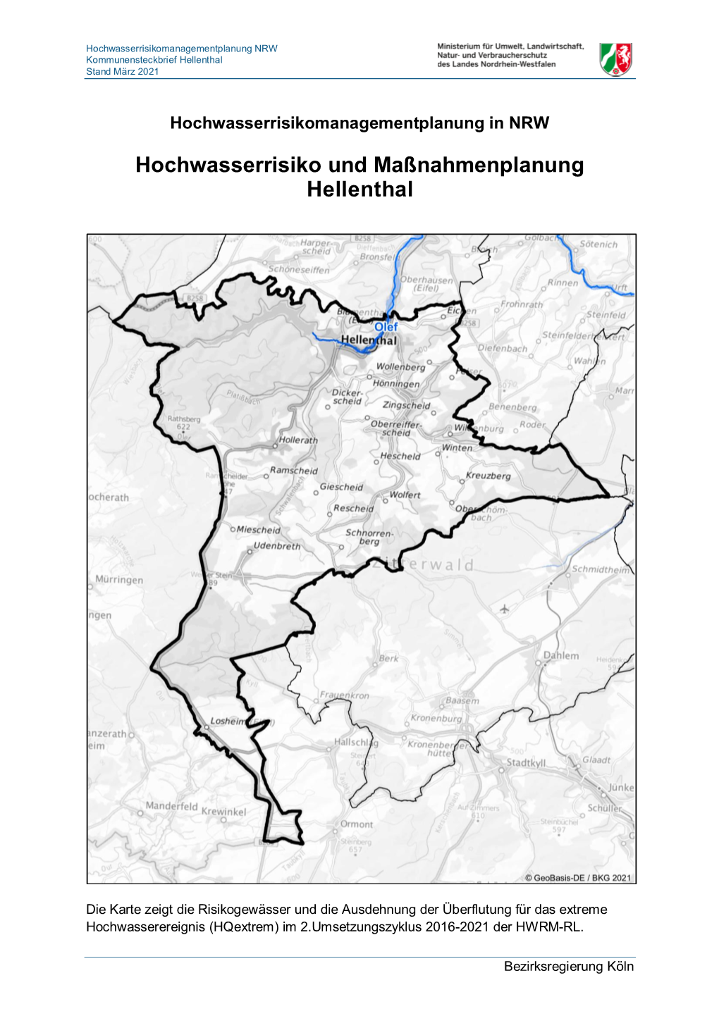 Hellenthal Stand März 2021