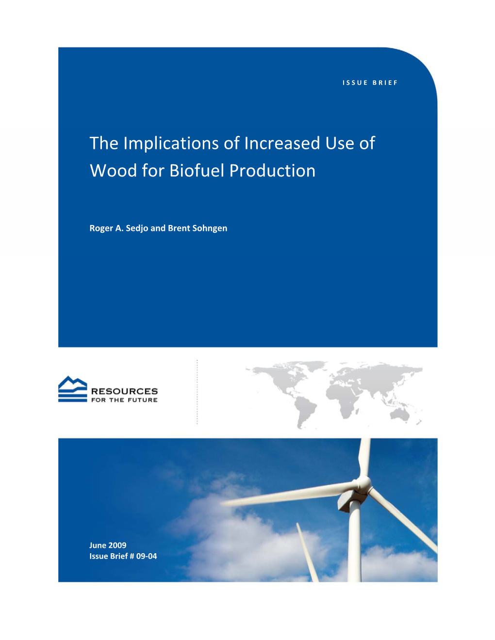 The Implications of Increased Use of Wood for Biofuel Production