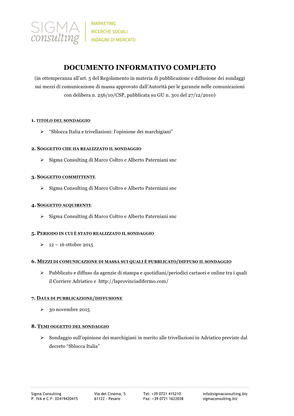 Documento Agcom