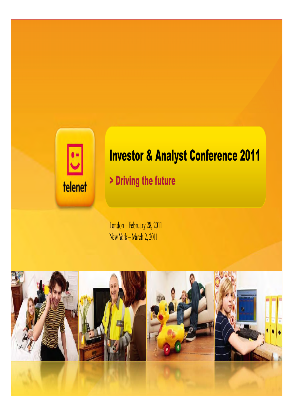 Investor & Analyst Conference 2011