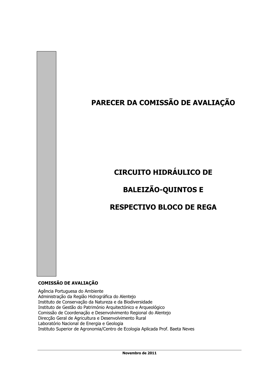 Parecer Da Comissão De Avaliação Circuito