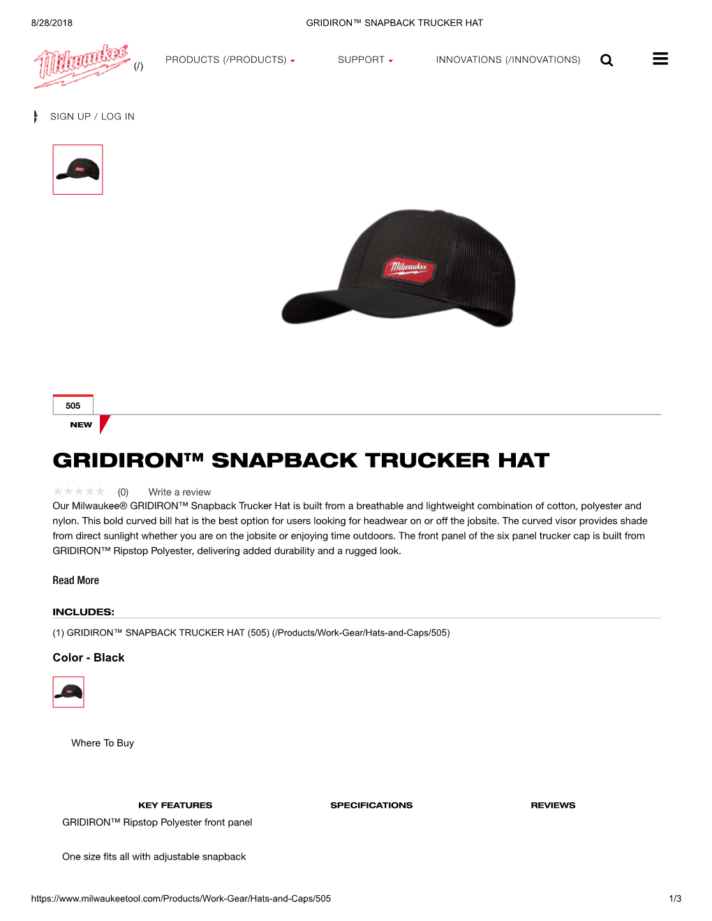 Gridiron™ Snapback Trucker Hat