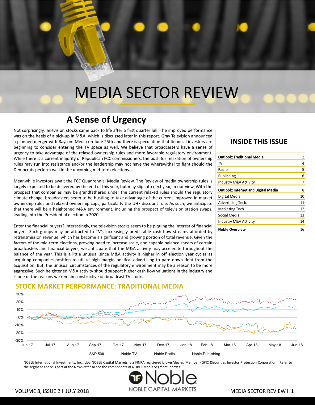 Noble Media Newsletter Q2 2018