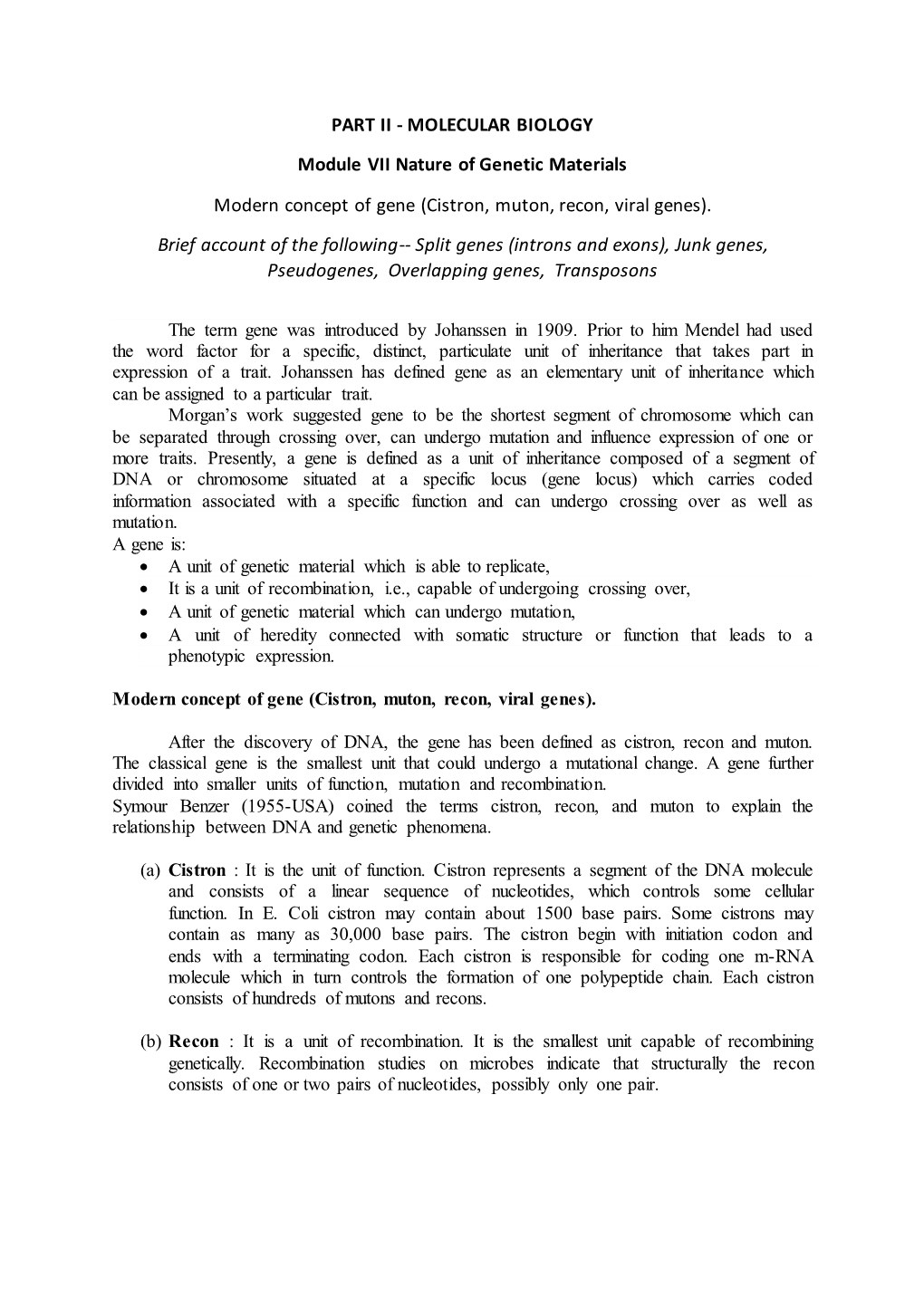 Part Ii - Molecular Biology