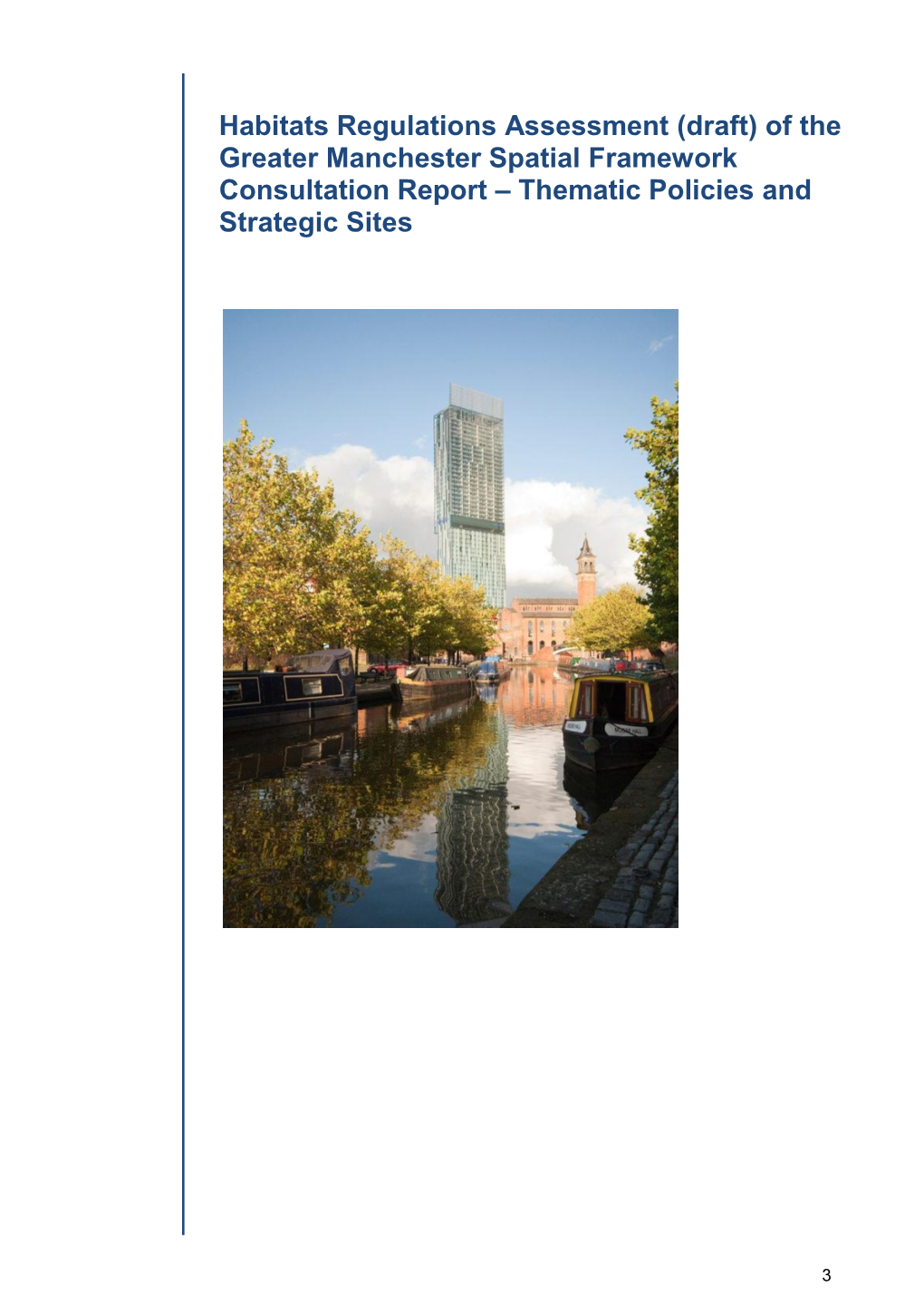 Habitats Regulations Assessment – Thematic Policies and Strategic Sites