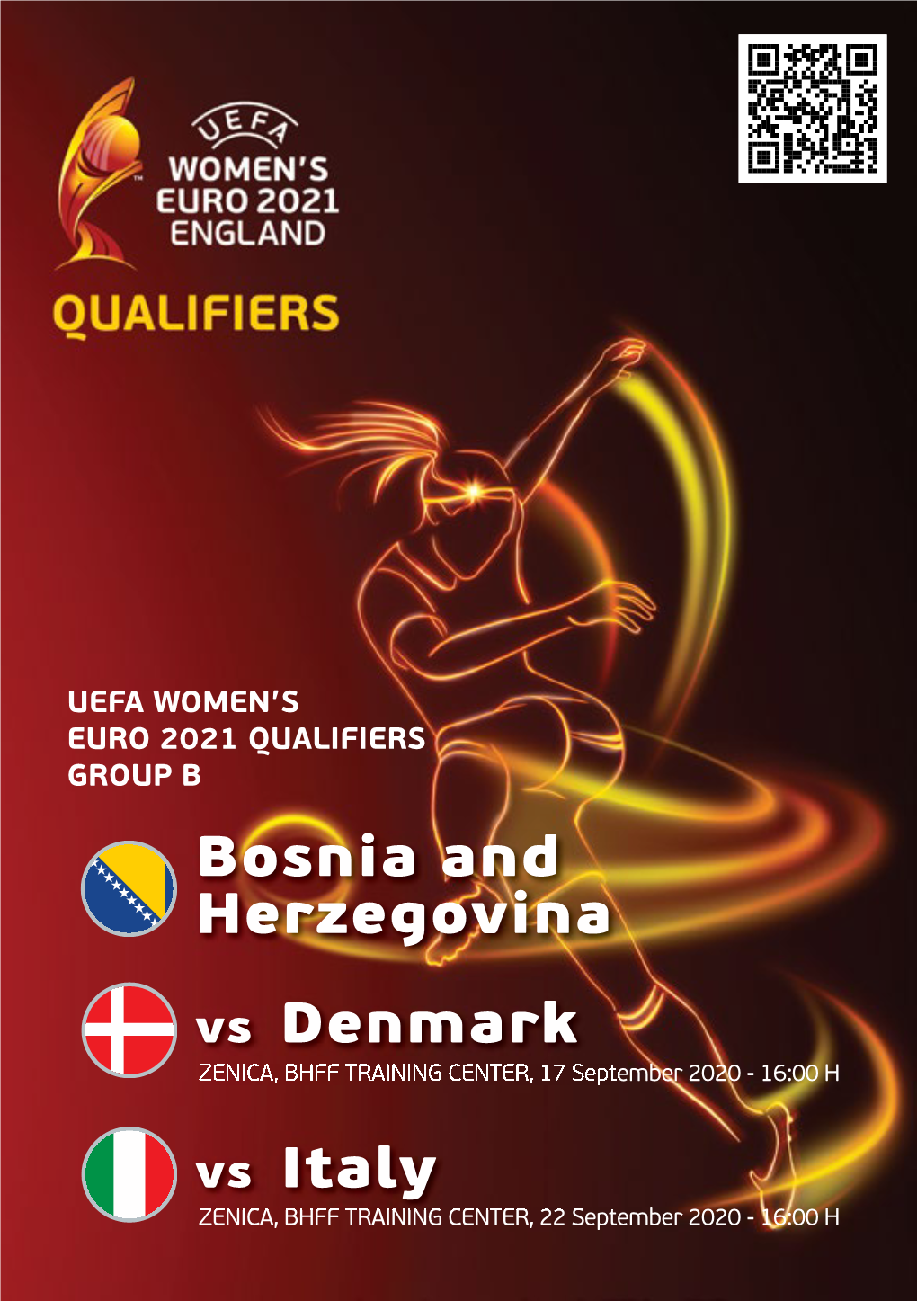 Bosnia and Herzegovina Vs Denmark Vs Italy