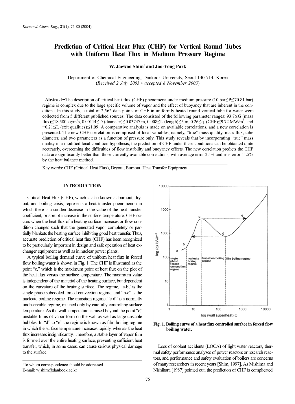 Prediction of Critical Heat Flux (CHF) for Vertical Round Tubes with Uniform Heat Flux in Medium Pressure Regime