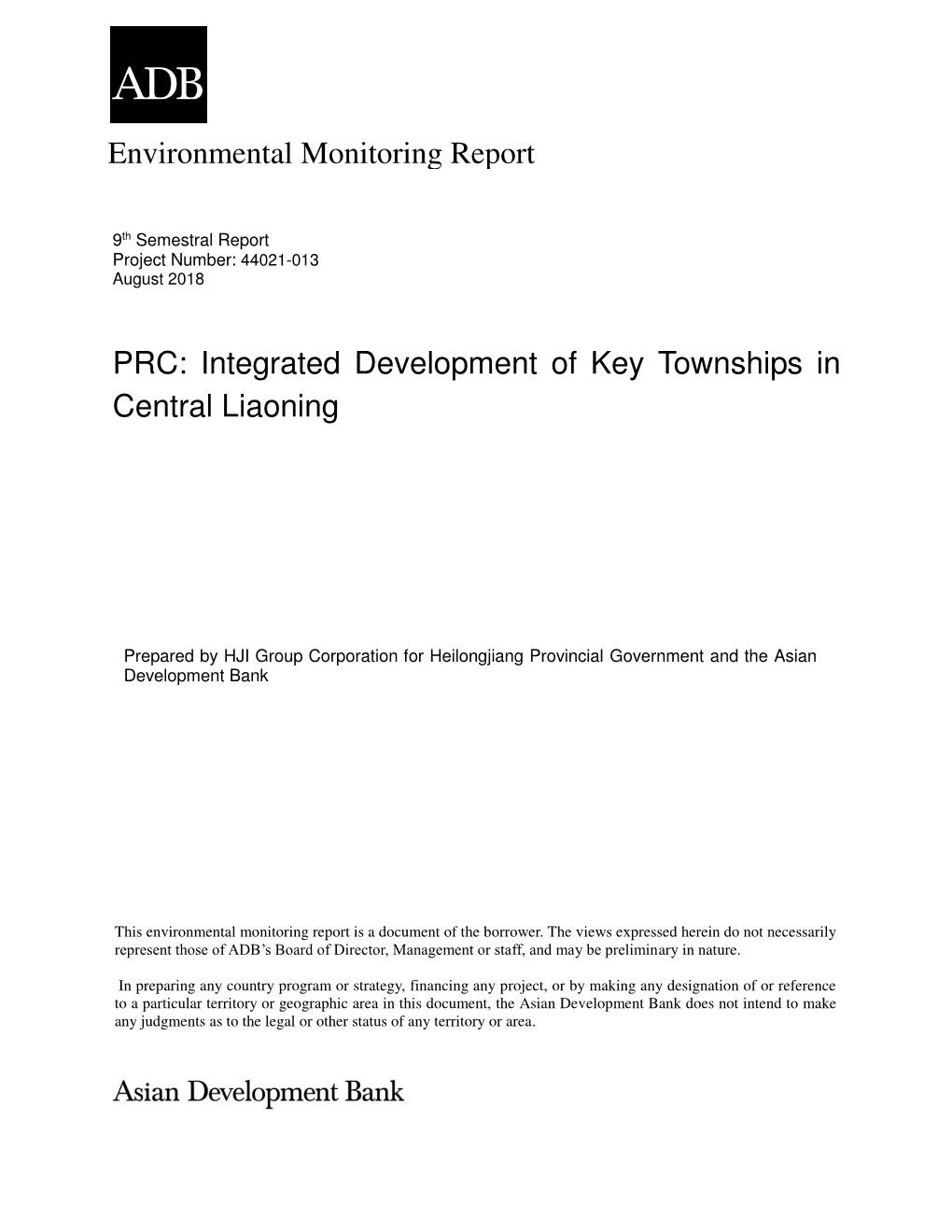 Integrated Development of Key Townships in Central Liaoning