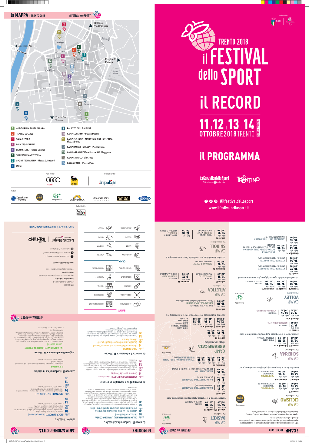 Programma Festival Dello Sport Trento