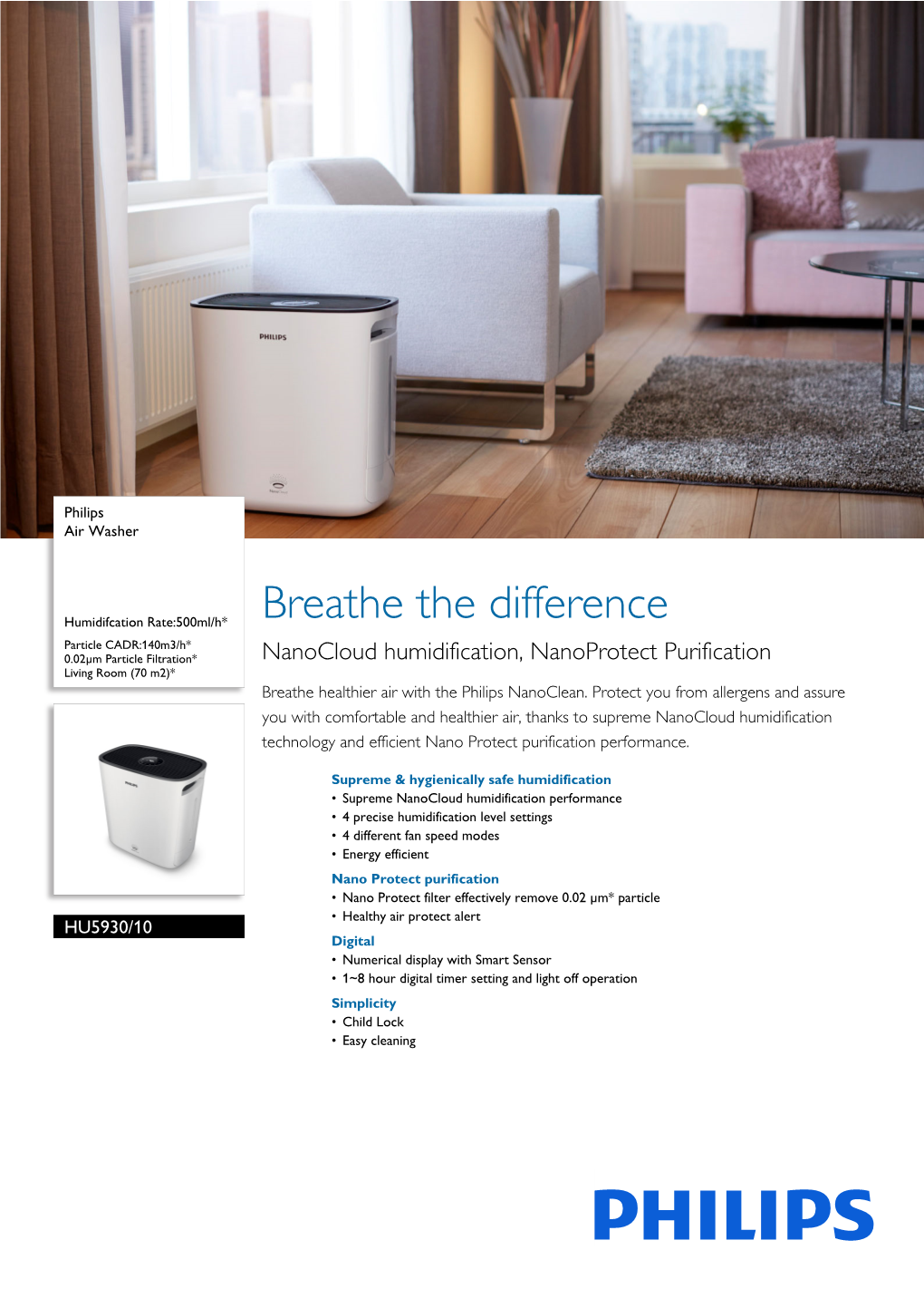 HU5930/10 Philips Air Washer