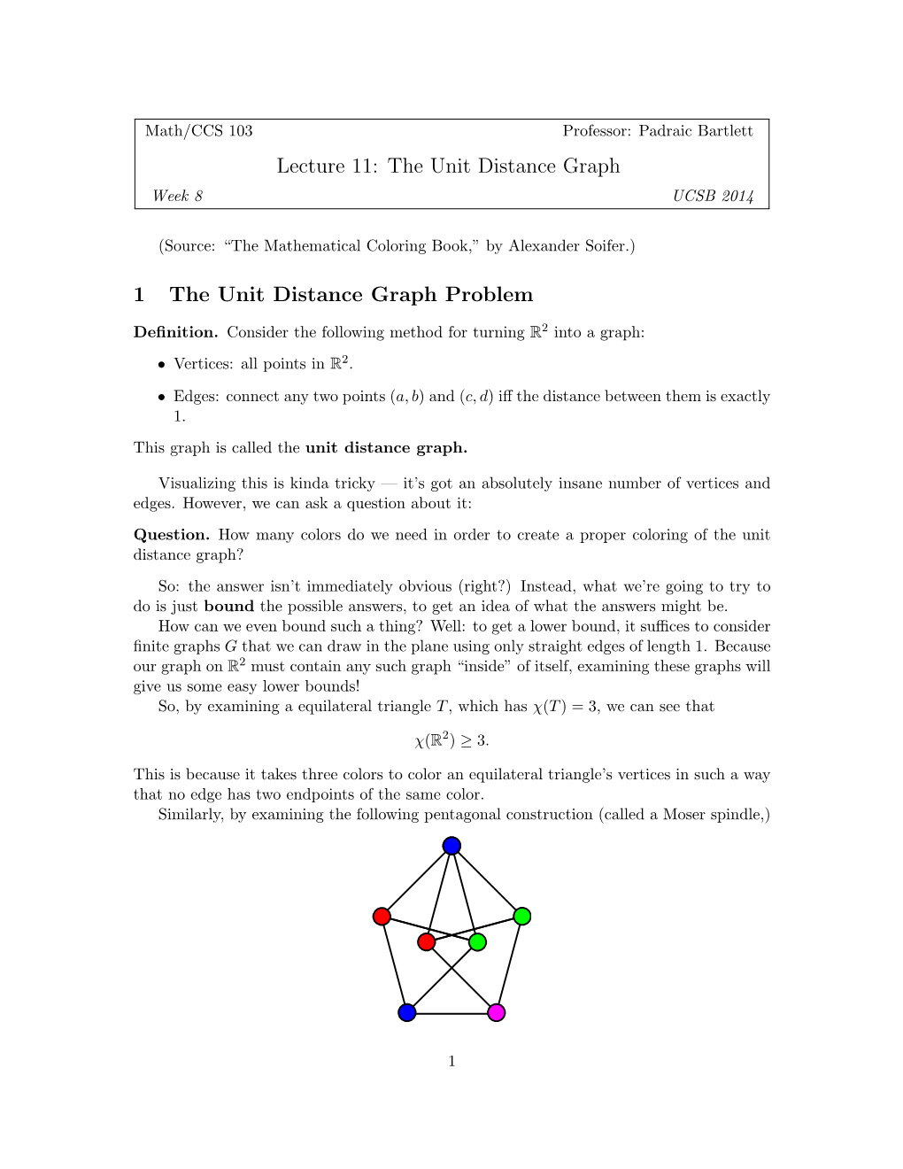 The Unit Distance Graph Problem and Equivalence Relations