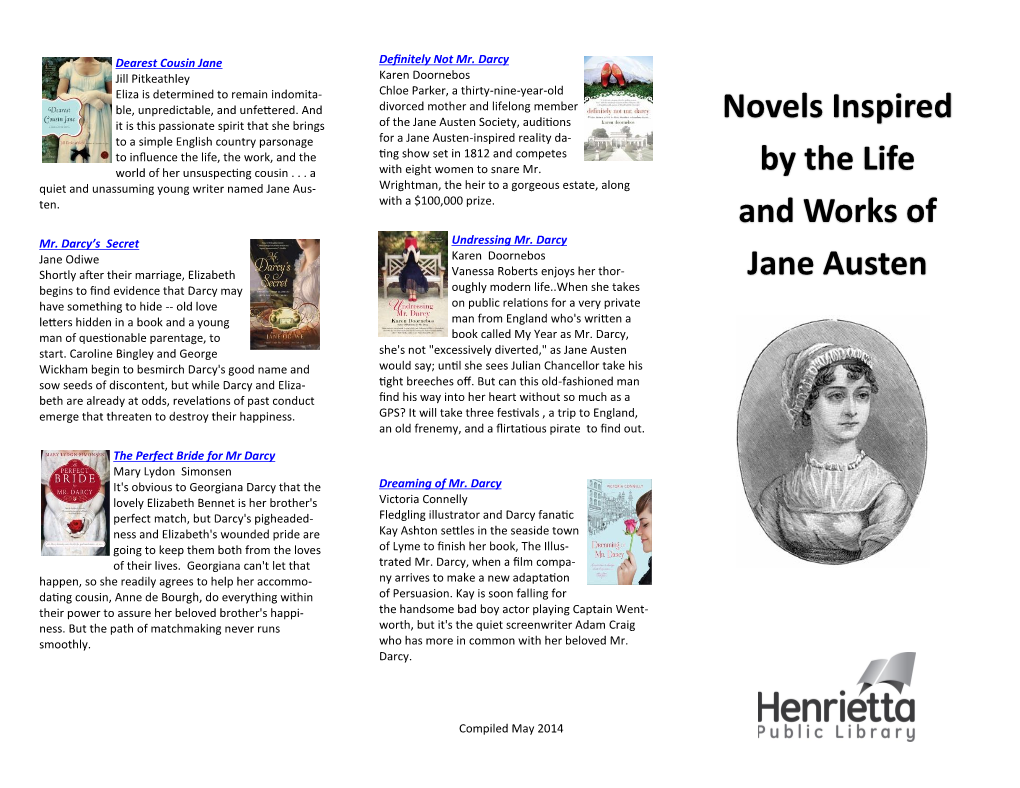 Novels Inspired by the Life and Works of Jane Austen