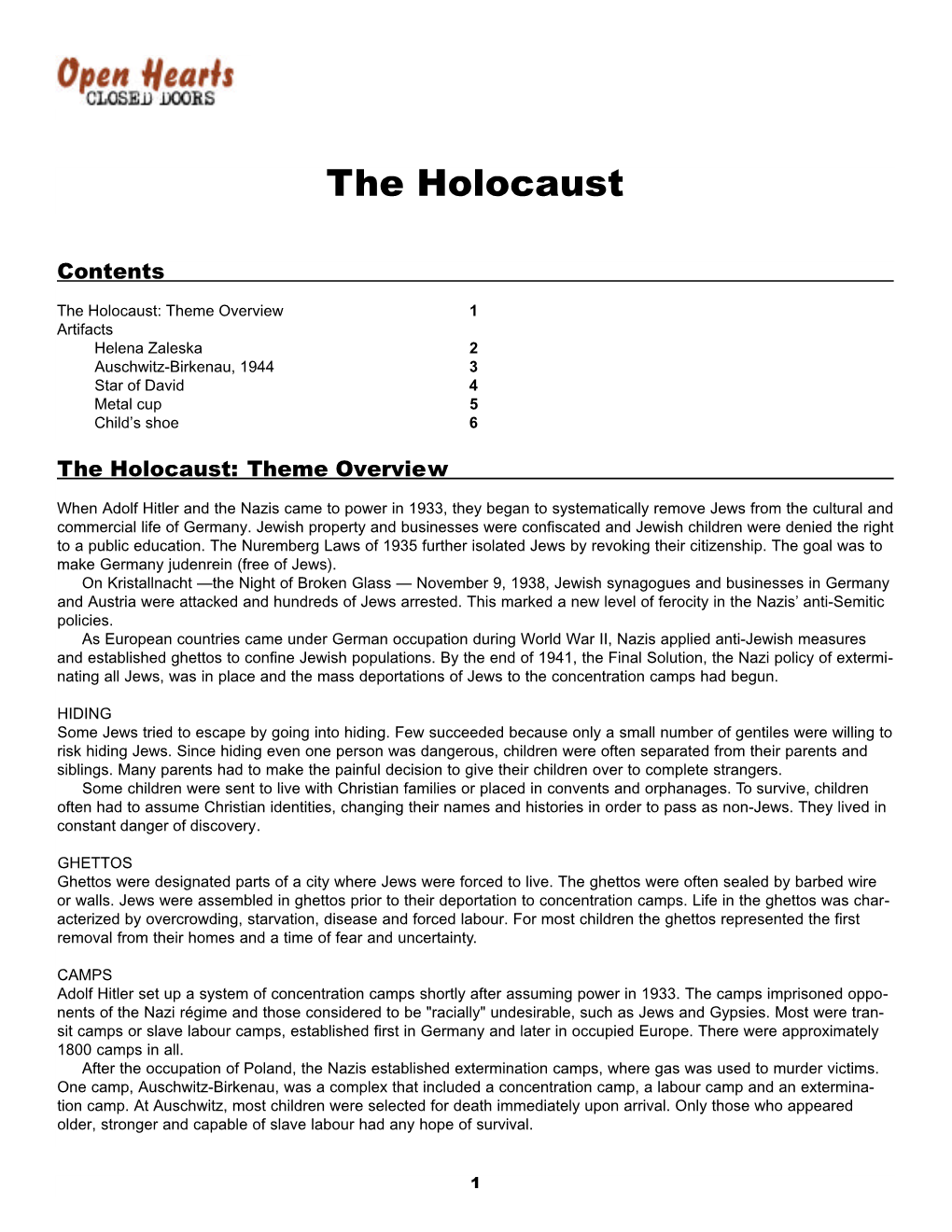 The Holocaust