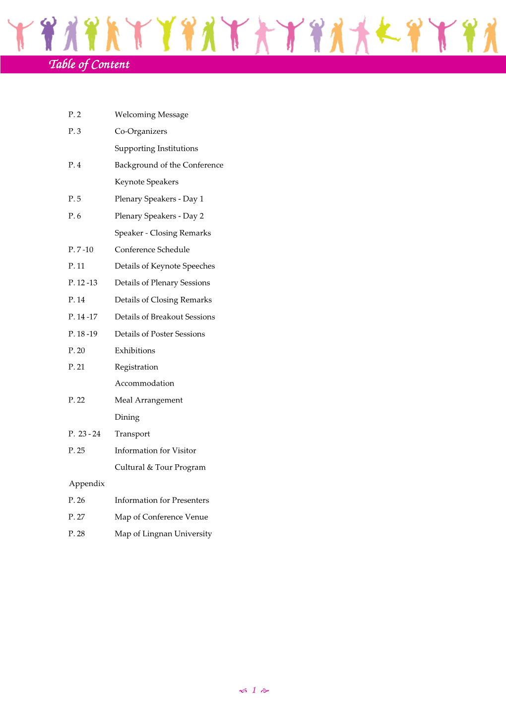 Table of Content