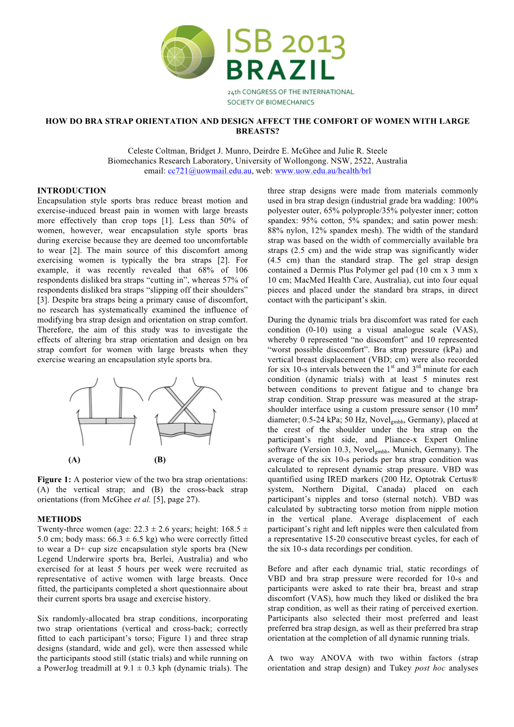 How Do Bra Strap Orientation and Design Affect the Comfort of Women with Large Breasts?