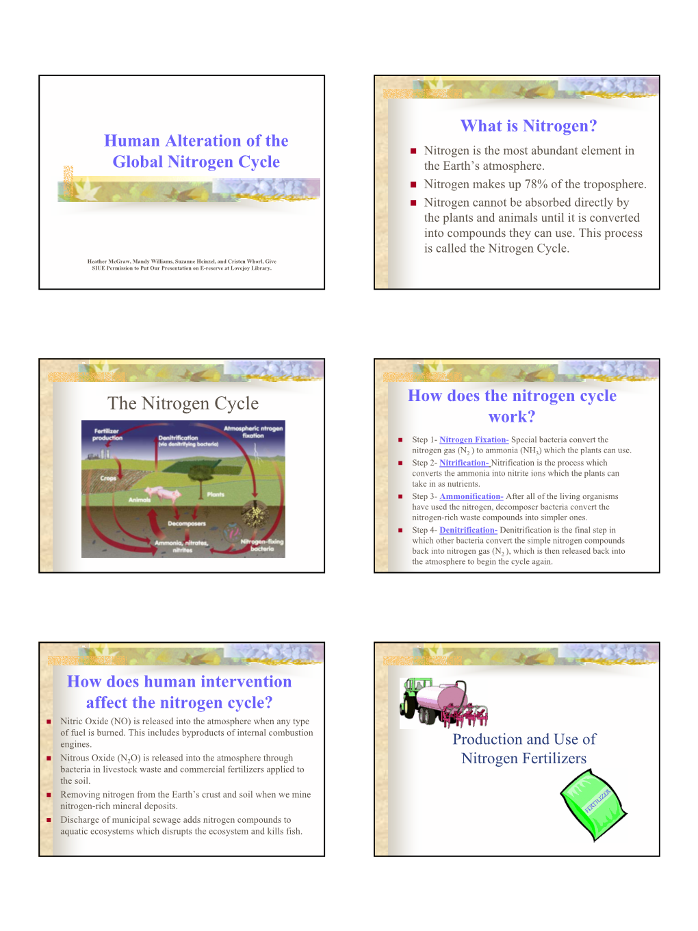 Human Alteration of the Global Nitrogen Cycle