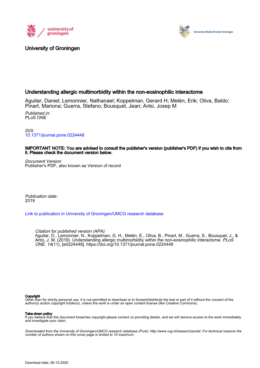 Understanding Allergic Multimorbidity Within the Non-Eosinophilic