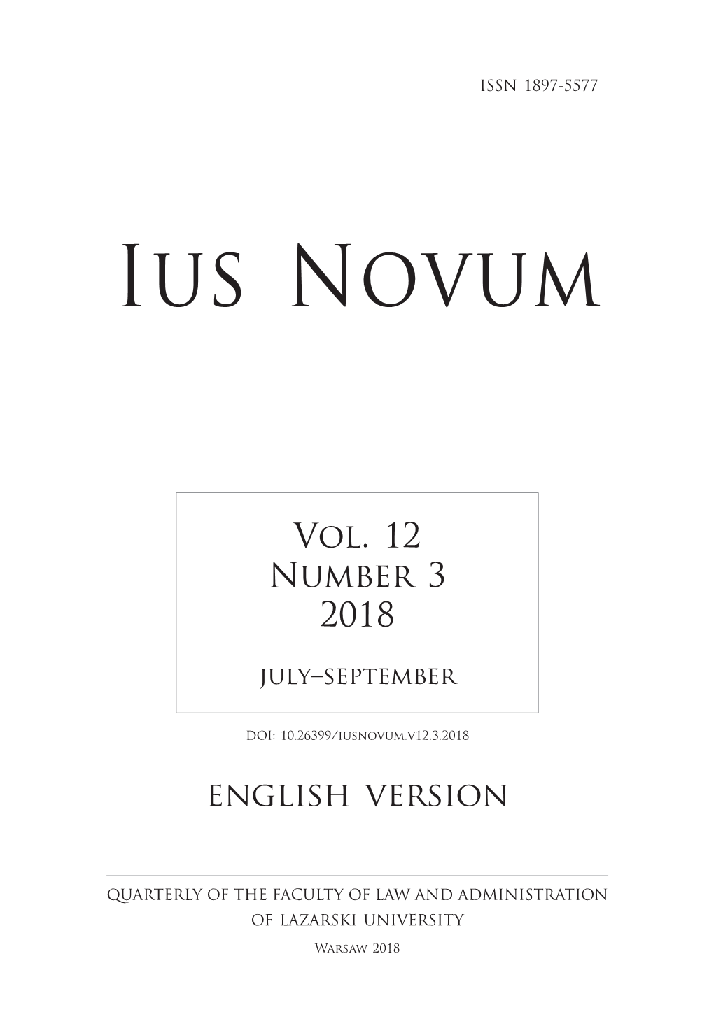 Ius Novum 3-18.Indd