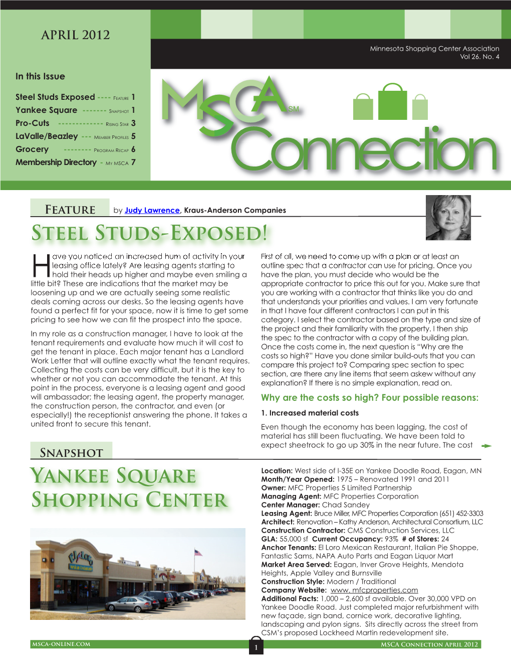 MSCA Newsletter