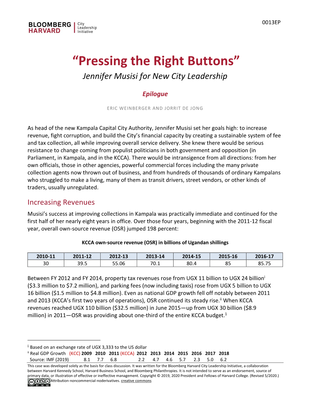 “Pressing the Right Buttons”