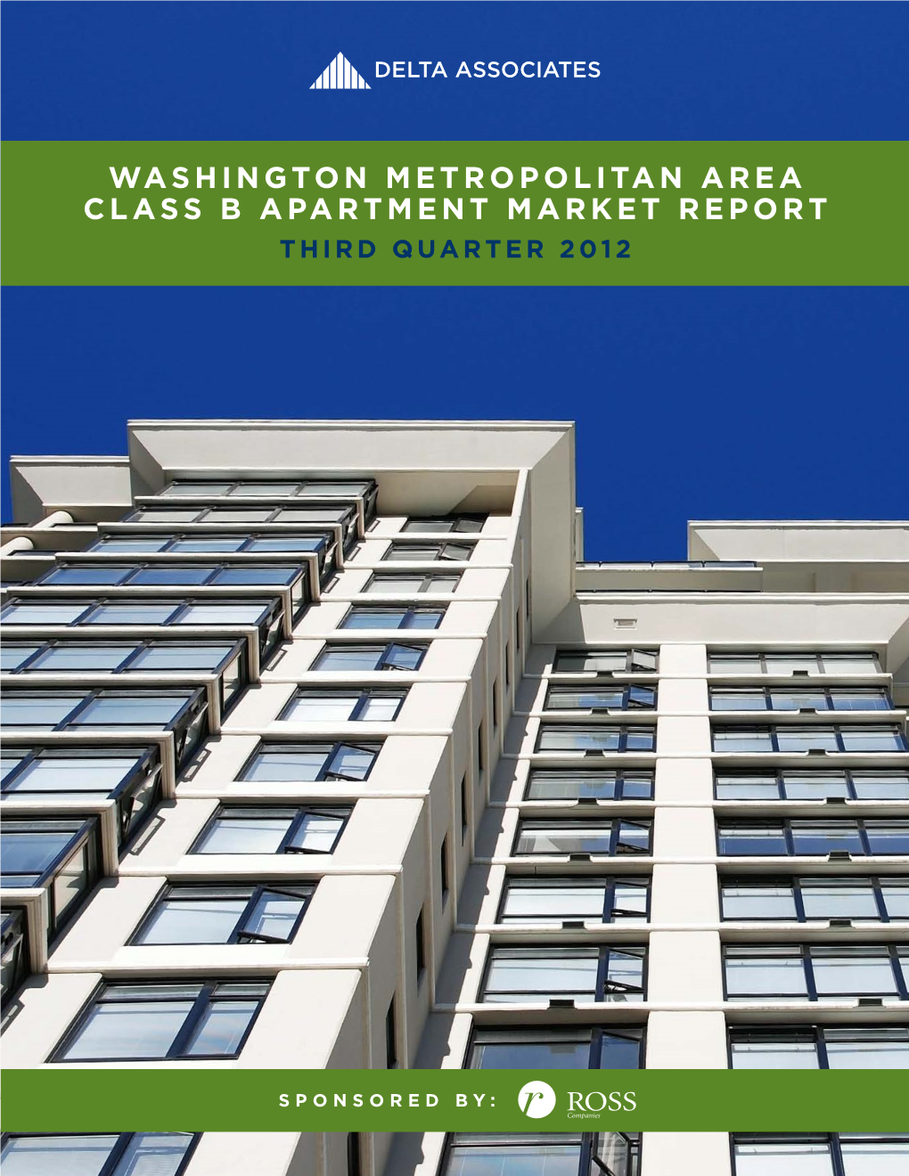 Washington Metropolitan Area Class B Apartment Market Report Third Quarter 2012