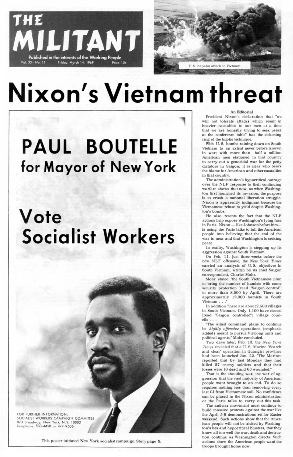 Nixon's Vietnam Threat