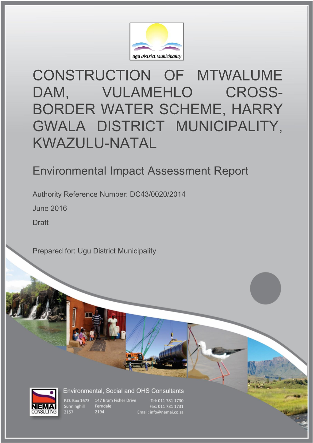 Border Water Scheme, Harry Gwala District Municipality, Kwazulu-Natal