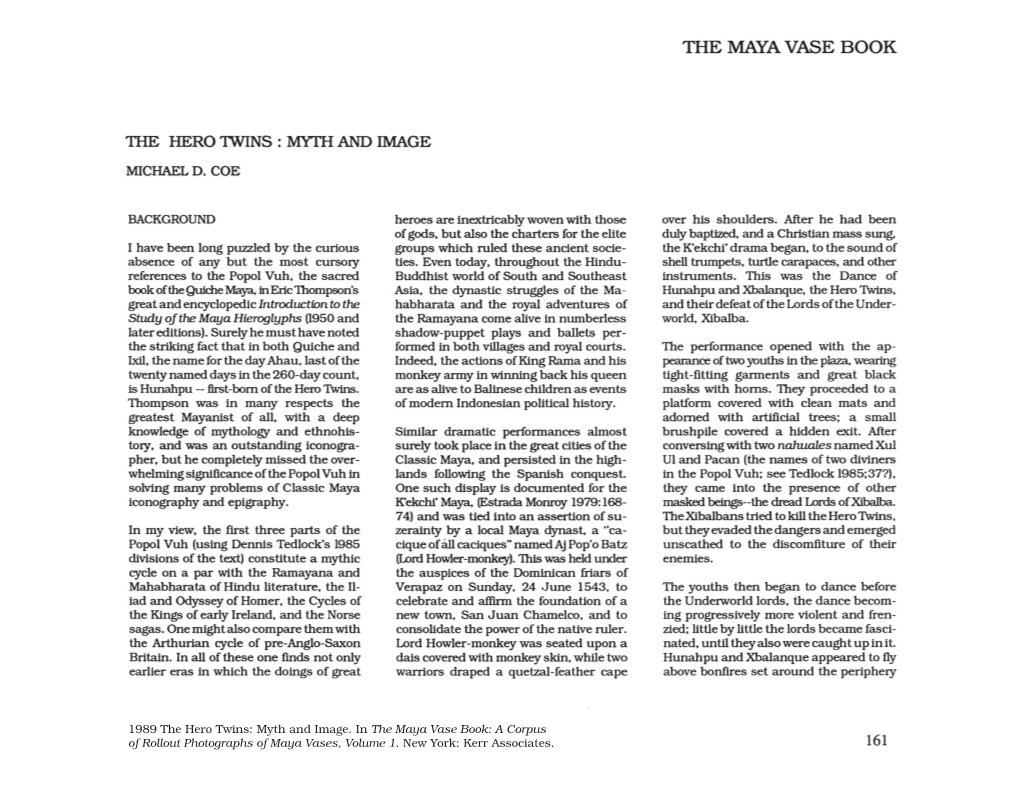 The Maya Vase Book
