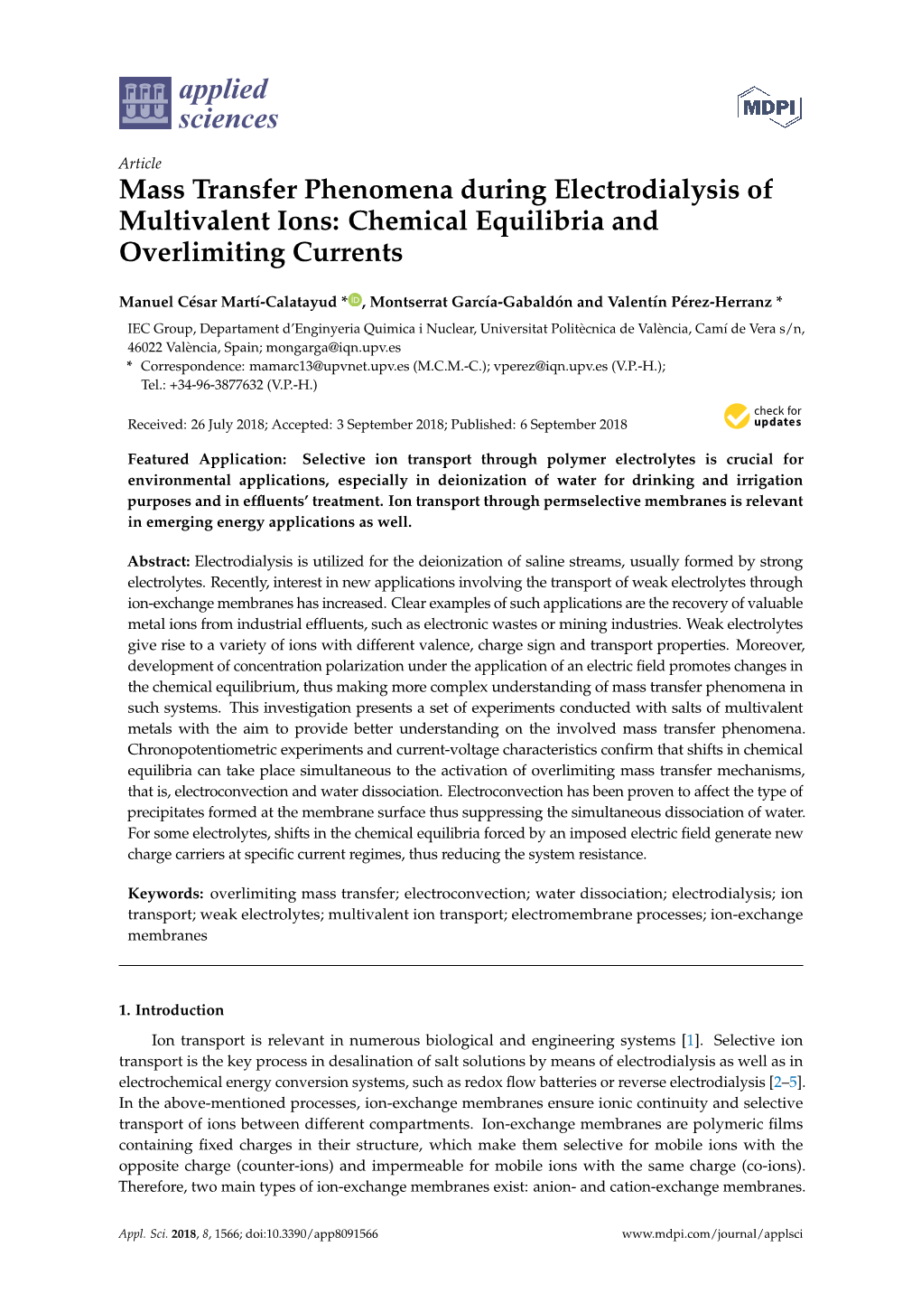 Mass Transfer Phenomena During Electrodialysis of Multivalent Ions: Chemical Equilibria and Overlimiting Currents