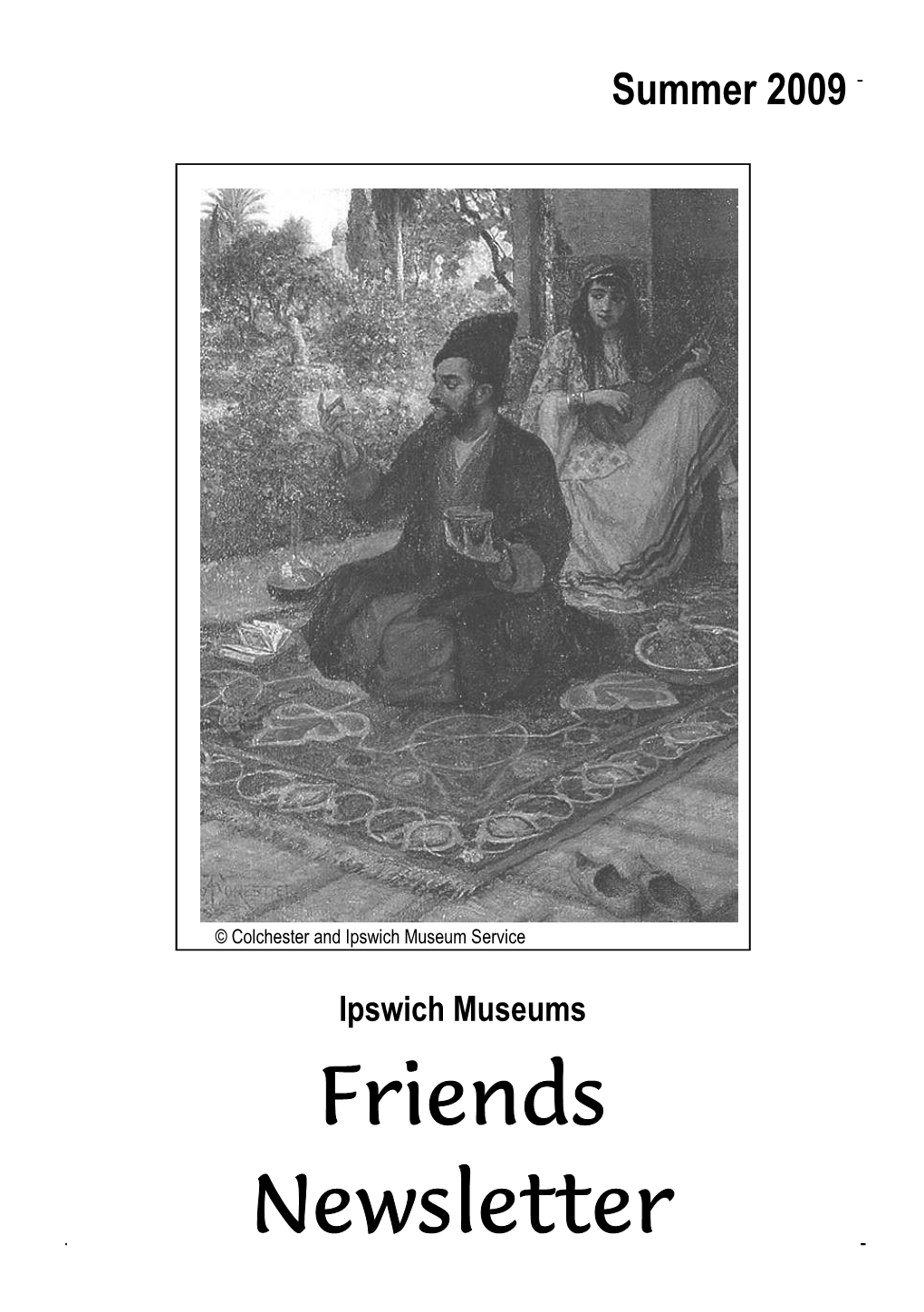 Friends Newsletter 1 FOIM Newsletter - Summer 2009