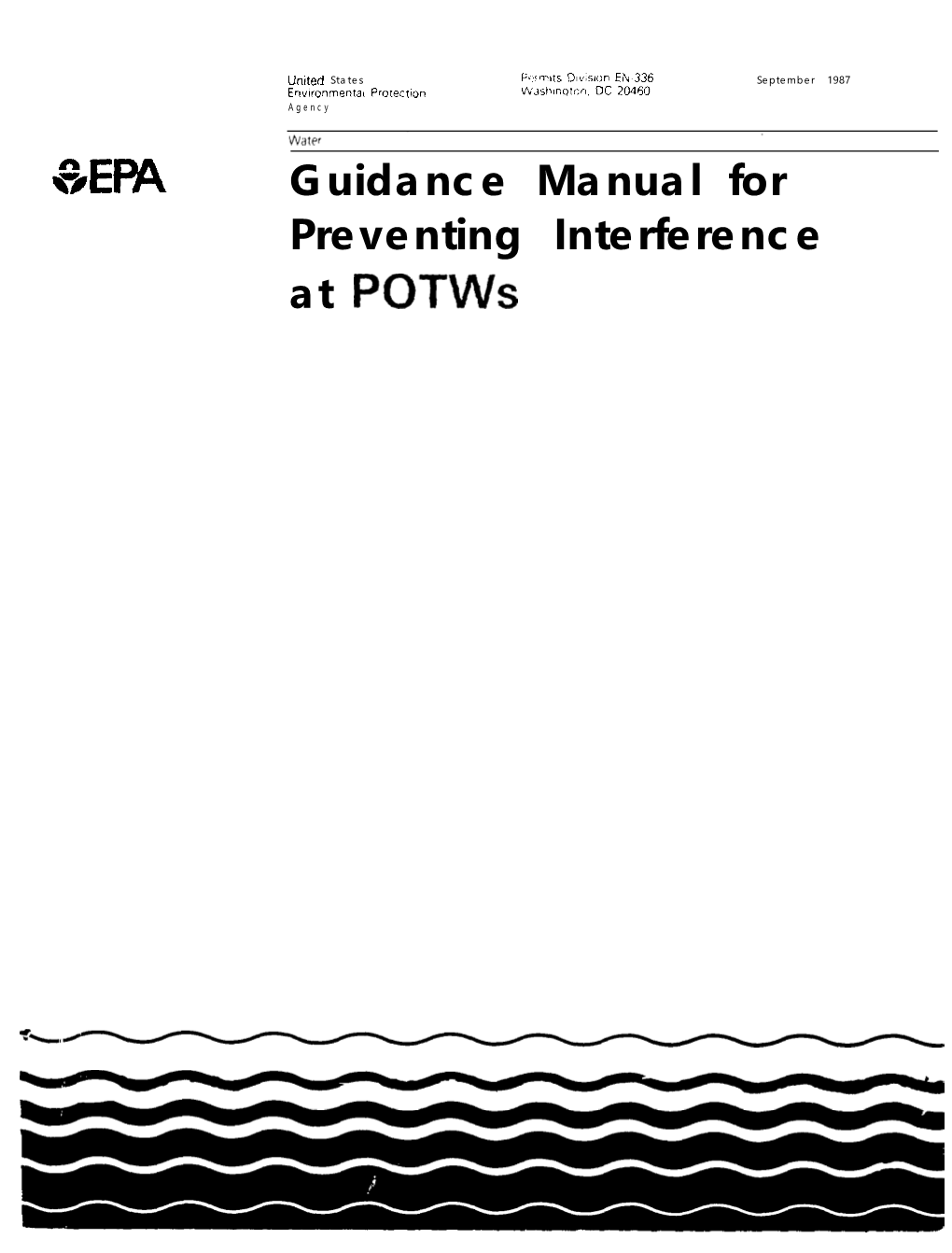 Guidance Manual for Preventing Interference at POTW's