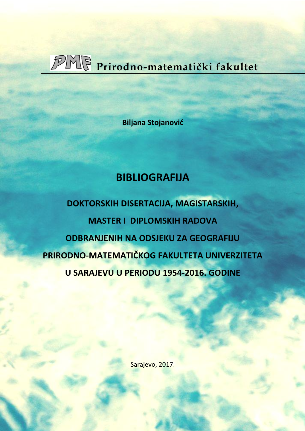 Bibliografija Doktorskih Disertacija